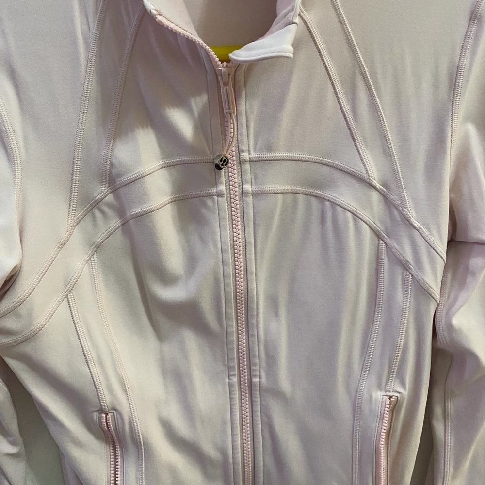 Lululemon Athletica Strawberry Milkshake Cropped Define Jacket